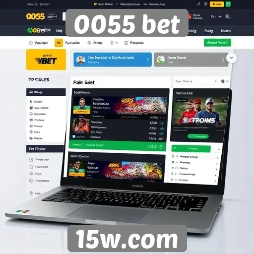 Análise da interface do usuário do site 0055 bet